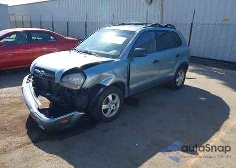 2006 Hyundai Tucson Gl из США, поврежденный, VIN KM8JM12B36U251217